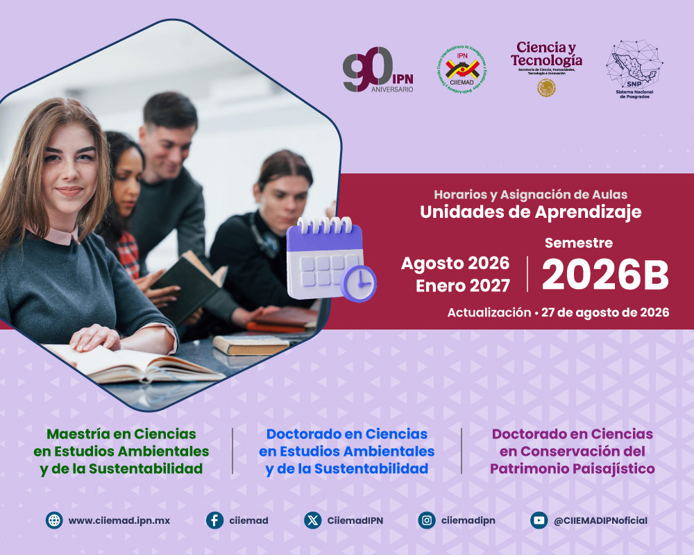 Horarios Semestre 2026B
